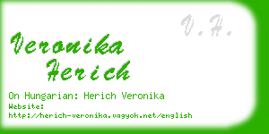 veronika herich business card